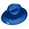 25 Pack Bulk Blue Plastic Fedora Hat Spirit & School Event Ready